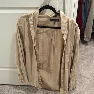 Tommy Hilfiger Men's Tan Lightweight Shirt Jacket